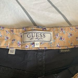 Vintage black guess shorts